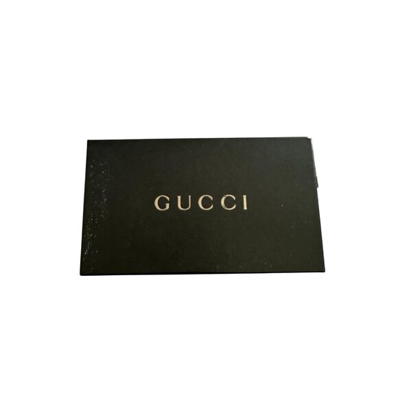 GUCCI Vintage Striped Logo Brown Tan Long Clutch Wallet w/ Box - Picture 8 of 13